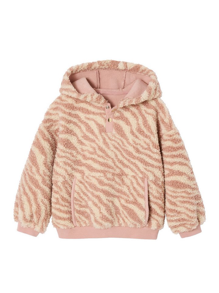 vertbaudet Sweatjacke Mädchen Kapuzenpullover aus Teddyfleece von vertbaudet