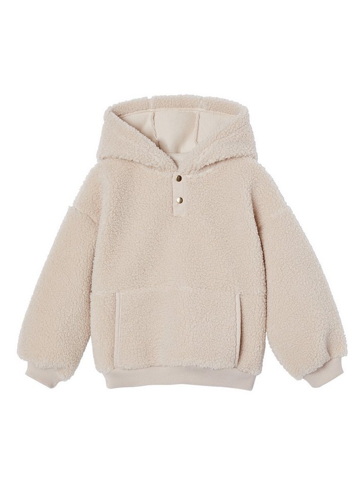 vertbaudet Sweatjacke Mädchen Kapuzenpullover aus Teddyfleece von vertbaudet
