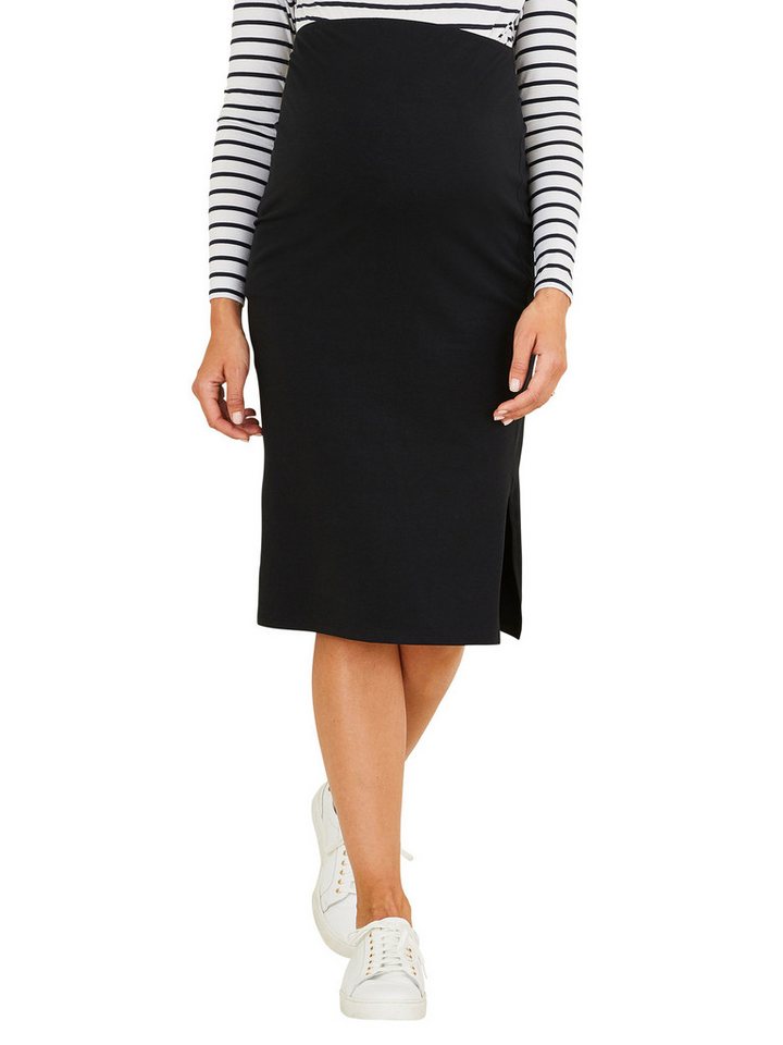 vertbaudet Umstandsrock Umstandsrock aus Stretch-Jersey BASIC von vertbaudet