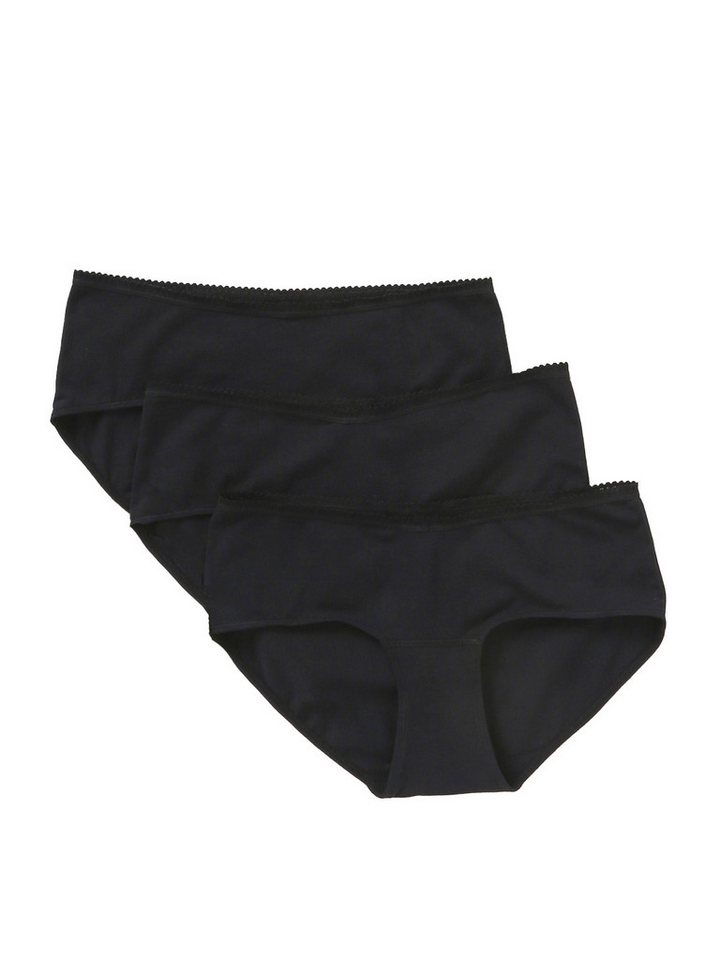 vertbaudet Umstandsslip Umstands-Shortys aus Stretch 3er-Pack, Bio Baumwolle von vertbaudet