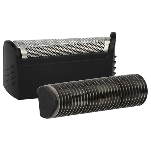 vhbw Kombi-Pack Scherteil kompatibel mit Braun 5596, 5597, 5462 Elektrorasierer, Folie + Messerblock, schwarz/silber von vhbw