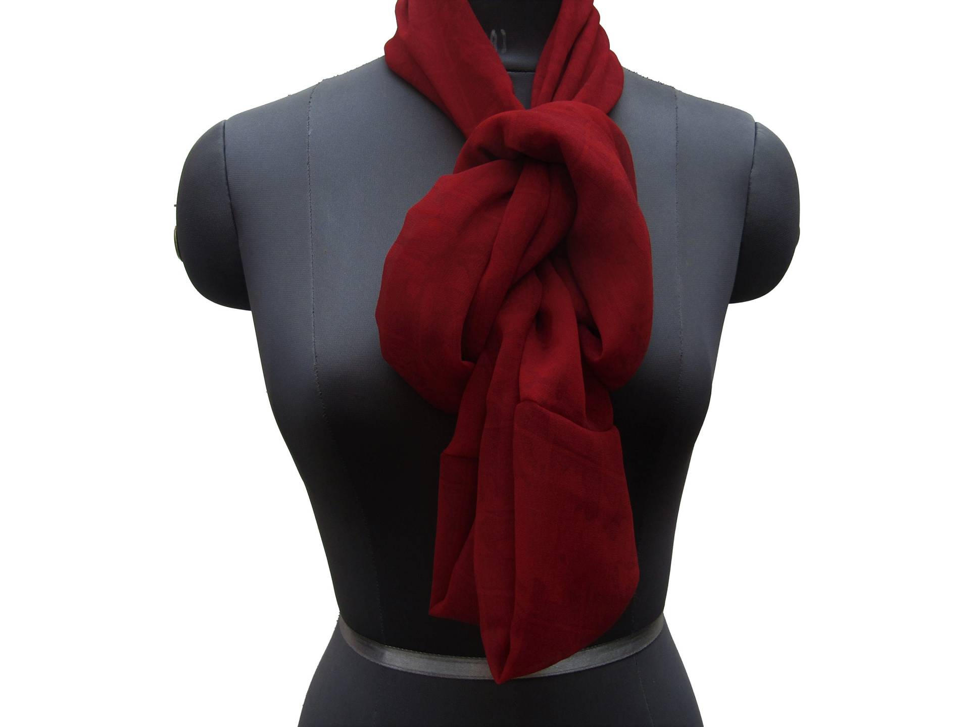 Kombiangebot, 2 Endlosschals/ Loopschals/ Kreisschals/ Tube-Schals/ Bedruckter Schal/ Rotbrauner Schal Bunt/ Geschenkideen von vibrantscarves