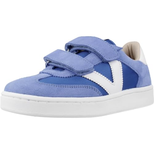 Victoria, Millas Tiras Nylon/Serraje, Klettverschluss Sneaker, azurblau, 35 EU Schmal von victoria