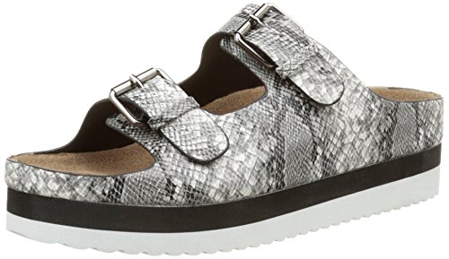 Victoria Bio Serpiente Pu, Unisex-Erwachsene Pantolettens , Grau - Grau - Gris (12 Gris) - Größe: 39 von victoria