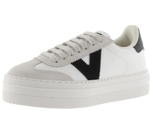 Victoria Damen Barcelona Ciclista Efecto Piel & Serraje Sneaker, Schwarz, 42 EU Victoria Damen Barcelona Ciclista Efecto Piel & Serraje Sneaker, Schwarz, 42 EU von victoria