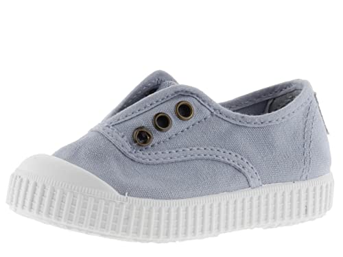 victoria Unisex – Kinder Plimsoll 106627-KIDS Plimsoll 1915 GEFÄRBTES Canvas DREC & Gummiband Azul 30 von victoria