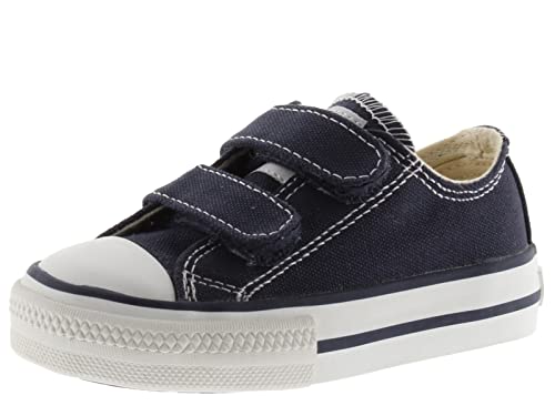 victoria Unisex – Kinder Low-top 106555-KIDS Low-TOP TRIBU Canvas & Klettverschluss Marino 26 von victoria