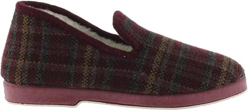 Wamba By Victoria Herren Confortable Cuadros H RECTA Hausschuh, Burdeos, 41 EU von Wamba By Victoria