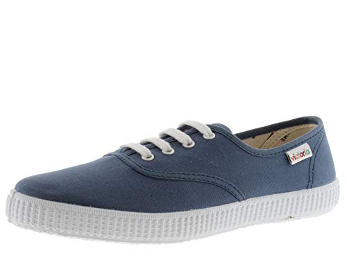 victoria 106613, 1915 Inglesa, lona Zapatilla Cordones Low-top, Azul Jeans, 25 EU von victoria