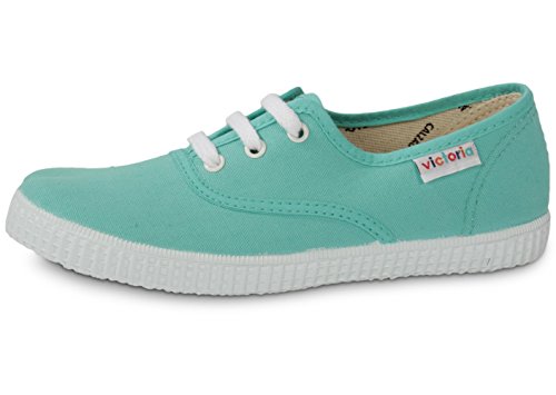 victoria 106613, 1915 Inglesa, lona Zapatilla Cordones Low-top, Verde, 30 EU von victoria