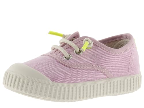 victoria Unisex – Kinder Plimsoll 1366170-KIDS Plimsoll 1915 GËFARBTES Canvas & ELASTICHE ROSA 22 von victoria