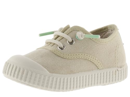 victoria Unisex – Kinder Plimsoll 1366170-KIDS Plimsoll 1915 GËFARBTES Canvas & ELASTICHE BEIGE 21 von victoria