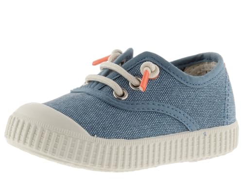 victoria Unisex – Kinder Plimsoll 1366170-KIDS Plimsoll 1915 GËFARBTES Canvas & ELASTICHE Azul 21 von victoria