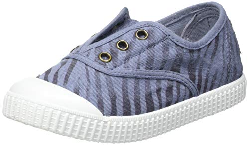 Victoria 1915 Inglesa LONA CEBRA Tintada Sneaker, azurblau, 21 EU von victoria