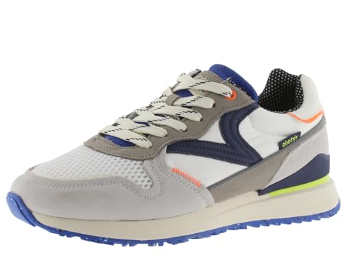 victoria 1985 Basket LEGGERA Nylon & Fluor- & Spaltleder Teile & Retro-Logo 8802113 für Herren Blanco 46 von victoria