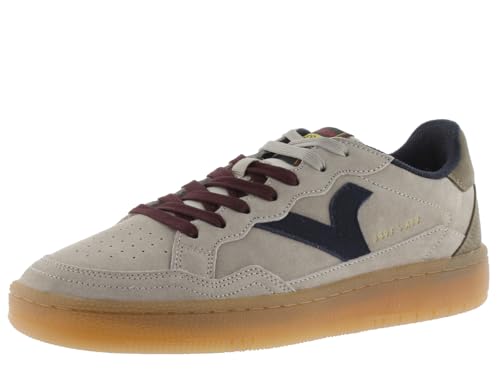 victoria 1985 Low-Top Unisex Smash Spaltleder & Farbige Teile Im Kontrast & Karamellsohle 8806111 für Erwachsene Taupe 46 von victoria