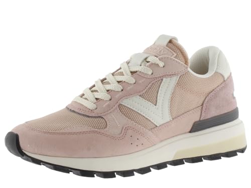 victoria Damen Low-top 1156100-WOMEN Low-TOP NOVA Gitter & Kontrast & GEZACKTE Laufsohle ROSA 36 von victoria