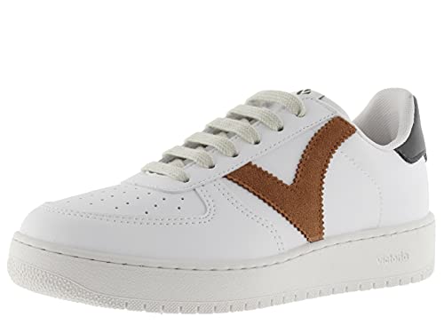 victoria Unisex – Erwachsene Low-top 1258201-WOMEN Low-TOP Madrid Lederoptik & Kontrast Teja 41 von victoria