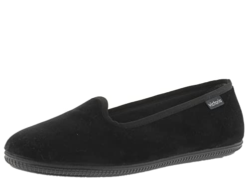 victoria Mary Janes Oda Samt & Passende Paspel 1049114 für Damen Negro 40 von victoria