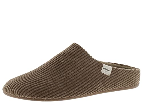 victoria Pantoffeln Unisex Norte Kordsamt 1081107 für Erwachsene Taupe 36 von victoria