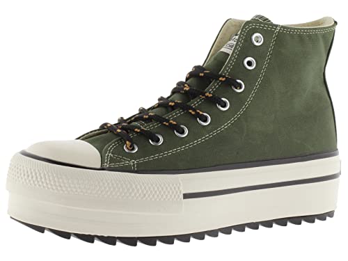 victoria Damen High-top 1061124-WOMEN HIGH-TOP TRIBU PLATTFORM Nylon & GEZACKTE Laufsohle KAKI 36 von victoria