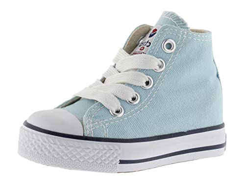 victoria Unisex 106500, Stammboot Segeltuch, hohe Leinwand Sneaker, Himmelblau, 39 EU von victoria