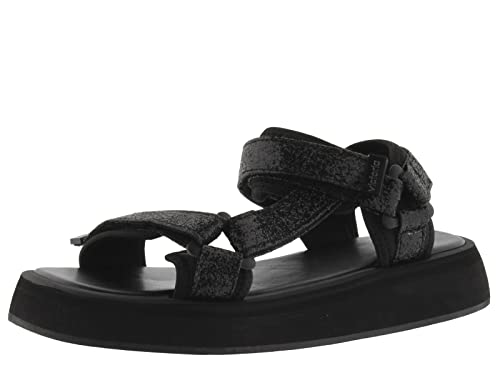 victoria Damen Sandale 1275104-WOMEN FLIP-FLOPS SAL GLITZEREFFEKT & KLETTVERSCHLUSS NEGRO 37 von victoria