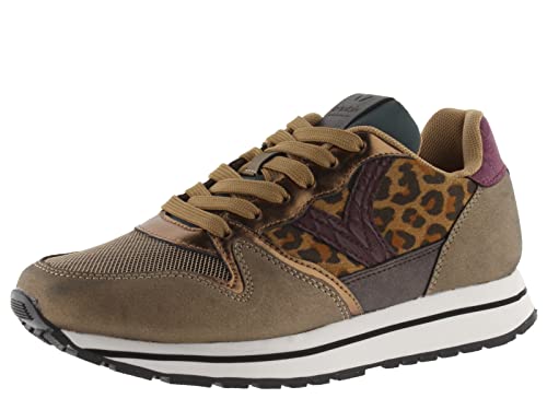 victoria Damen Low-top 1141138-WOMEN Low-TOP COMETA Animal-Print & METALLISCHEN Details Cuero 40 von victoria