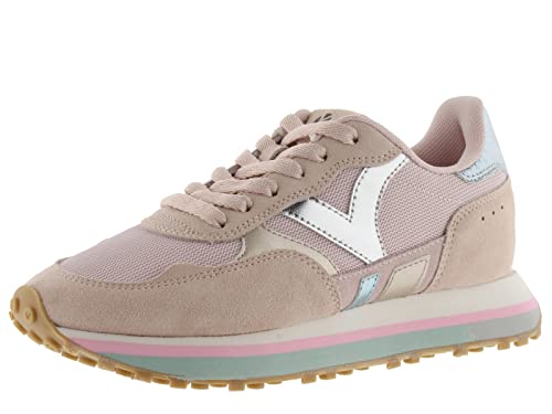 victoria Damen Low-top 1154100-WOMEN Low-TOP NOVA Gitter & METALLISIERTE STÜCKE Nude 37 von victoria