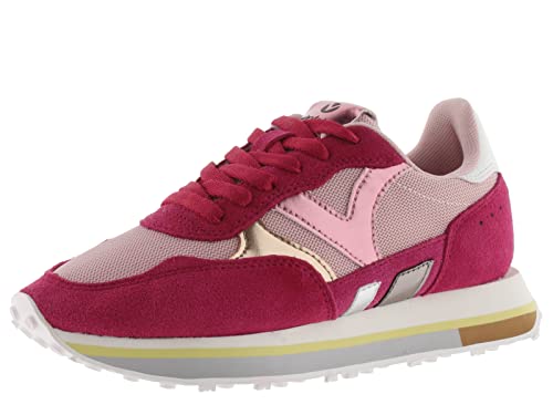 victoria Damen Low-top 1154101-WOMEN Low-TOP NOVA Gitter & METALLISIERTE STÜCKE Fucsia 39 von victoria