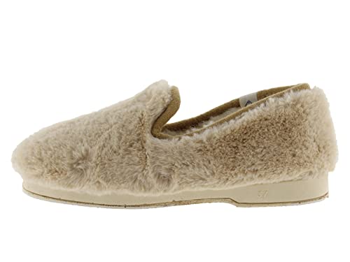 victoria Damen Pantoffeln 2020105-WOMEN WAMBA Pantoffeln Confortable WEICHEM Fell & SCHAFFELL BEIGE 41 von victoria