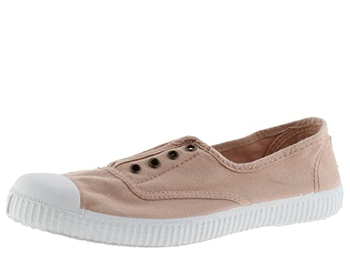 victoria Plimsoll 1915 GEFÄRBTES Canvas DREC & Gummiband Ballet 40 von victoria