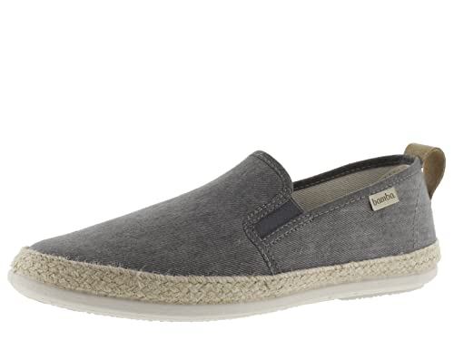 victoria Espadrilles Bamba André Gewaschenes Canvas & Seitliche Gummizug & Textilgeflecht 5200155 für Herren GRIS 46 von victoria