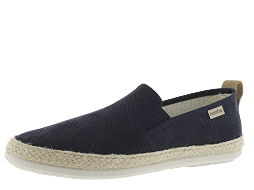 victoria Herren Espadrilles 5200156-MEN Bamba Espadrille ANDRÉ PERFORIERTES Wildleder & ELASTICHE Marino 43 von victoria