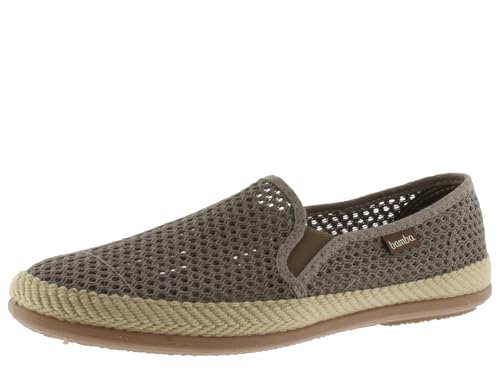 victoria Espadrilles Bamba André Mesh & Seitliche Gummizug & Textilgeflecht 520031 für Herren Taupe 45 von victoria