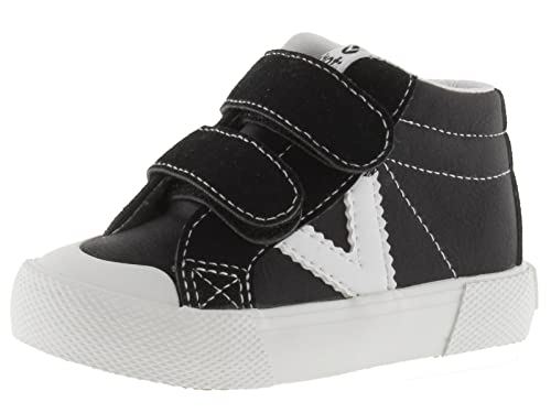 victoria Jungen High-top 1065176-KIDS HIGH-TOP TRIBU Lederoptik & Kontrast & Klettverschluss Negro 24 von victoria