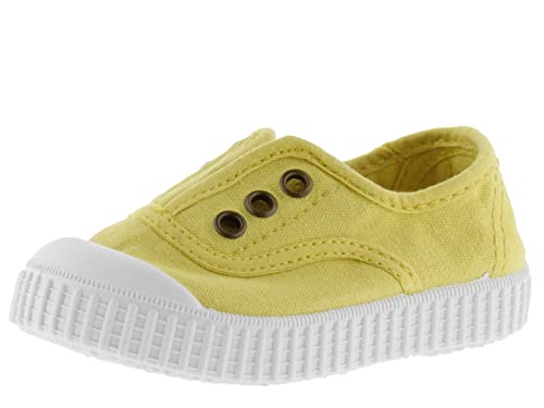 victoria Jungen Unisex Kinder 106627, 1915 Inglesa TINTAA DREC, lona Zapatilla elástico Low-top, Maiz, 20 EU von victoria