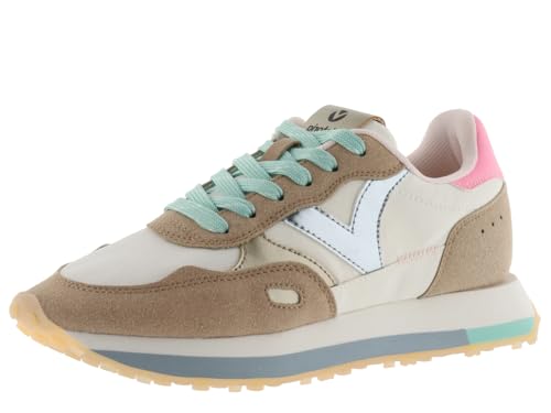 victoria Low-TOP NOVA & METALLISIERTE Logo & Spitze AUS MESH Platino 40 von victoria