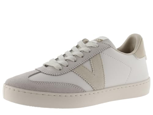 victoria Low-Top Unisex Berlin Ciclista Leder-Effekt & Farbige & Spaltleder Teile Im Kontrast 1126184 für Erwachsene Hielo 38 von victoria