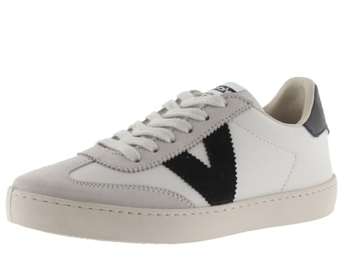 victoria Low-Top Unisex Berlin Ciclista Leder-Effekt & Farbige & Spaltleder Teile Im Kontrast 1126184 für Erwachsene Negro 44 von victoria