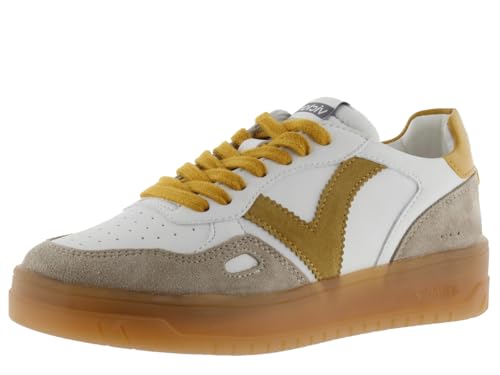 victoria Low-Top Unisex Seul Leder-Effekt& Farbige & Spaltleder Teile Im Kontrast 1257125 für Erwachsene Mostaza 39 von victoria