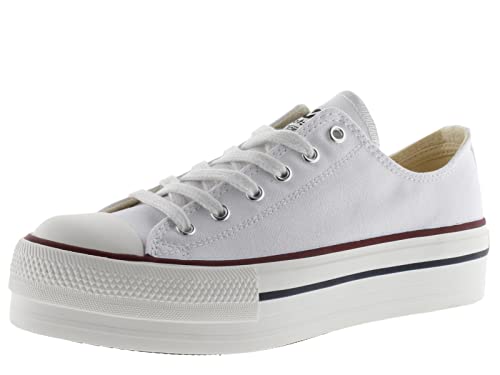 victoria Mädchen Low-top 1061100-KIDS Low-TOP TRIBU PLATTFORM Canvas Blanco 34 von victoria