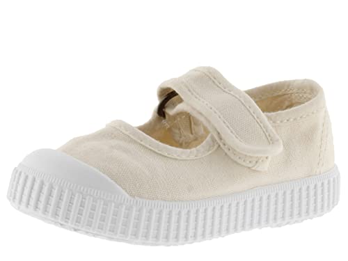 victoria Mary Janes Unisex 1915 Canvas Drec & Klettverschluss & Zehenverstärkung 136605 für Kinder Cotton 27 von victoria