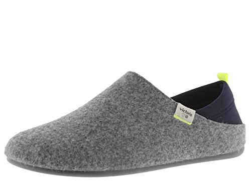 victoria Pantoffeln Unisex Norte Recycelter Filz & Neopren-Ferse 1081115 für Erwachsene GRIS 39 von victoria