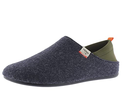 victoria Pantoffeln Unisex Norte Recycelter Filz & Neopren-Ferse & Schaffellimitat-Innensohle 1081115 für Erwachsene Marino 35 victoria Pantoffeln Unisex Norte Recycelter Filz & Neopren-Ferse & Schaffellimitat-Innensohle 1081115 für Erwachsene Marino 35 von victoria