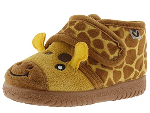 victoria Pantoffeln Unisex Ojalá Fell Tierchen & Klettverschluss & Passende Sohle 105119 für Kinder Mostaza 25 victoria Pantoffeln Unisex Ojalá Fell Tierchen & Klettverschluss & Passende Sohle 105119 für Kinder Mostaza 25 von victoria