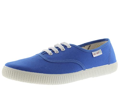 victoria Plimsoll Unisex 1915 Canvas & Weiße Schnürsenkel 106613 für Erwachsene Francia 45 von victoria