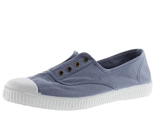 victoria Plimsoll 1915 GEFÄRBTES Canvas DREC & Gummiband Azul 37 von victoria