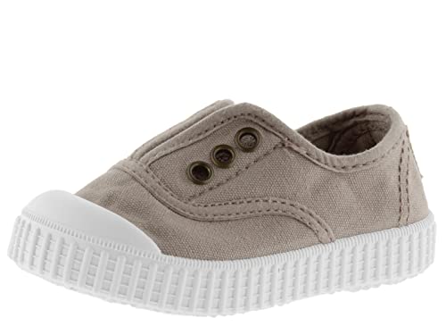 victoria Plimsoll 1915 GEFÄRBTES Canvas DREC & Gummiband BEIGE 34 von victoria