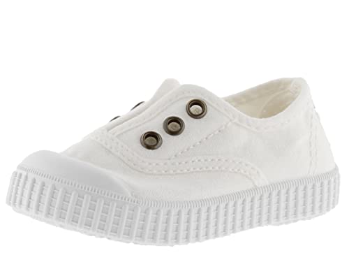 victoria Plimsoll 1915 GEFÄRBTES Canvas DREC & Gummiband Blanco 26 von victoria